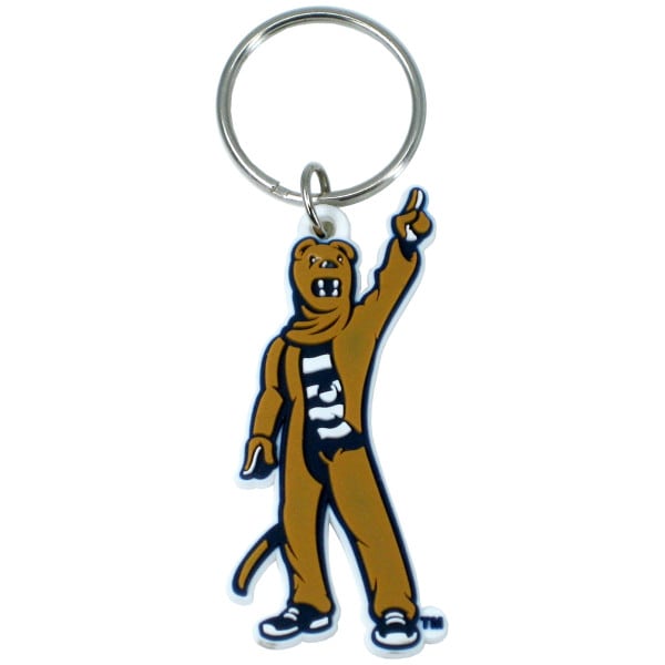 keychain Penn State Nittany Lion Mascot #1 PVC